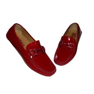 Salvatore Ferragamo Patent Leather Loafers Size 6